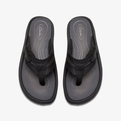 Mens - Wesley Sun Black Leather