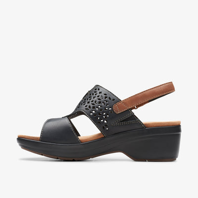 Womens - Tuleah Sun Black Leather