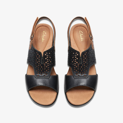 Womens - Tuleah Sun Black Leather